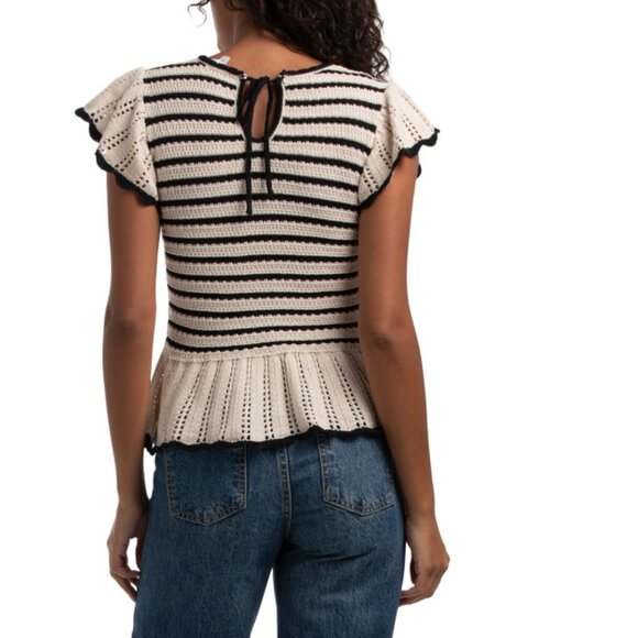 ZOE & CLAIRE natural Pull Over Sweater - Picture 2 of 2